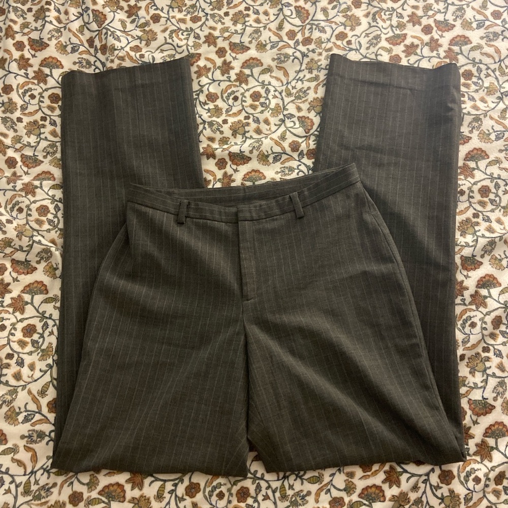 Y2K vintage pinstriped trousers